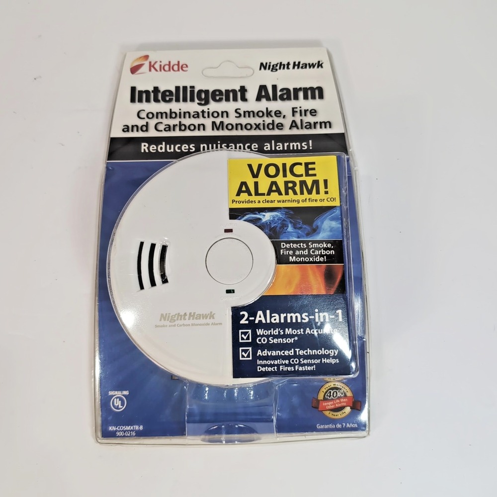 Kidde Intelligent Voice Alarm Combination Smoke & Carbon Monoxide Alarm Battery